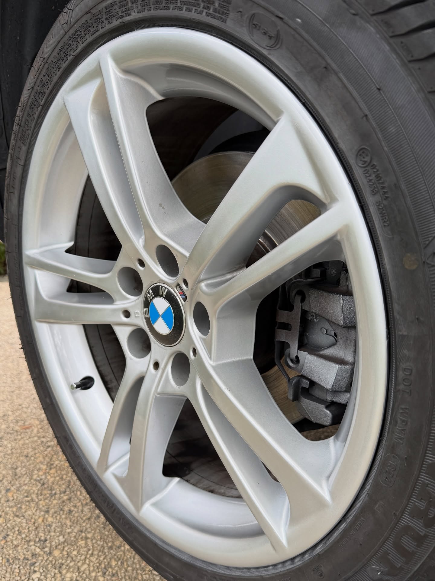 Restored wheel after repair