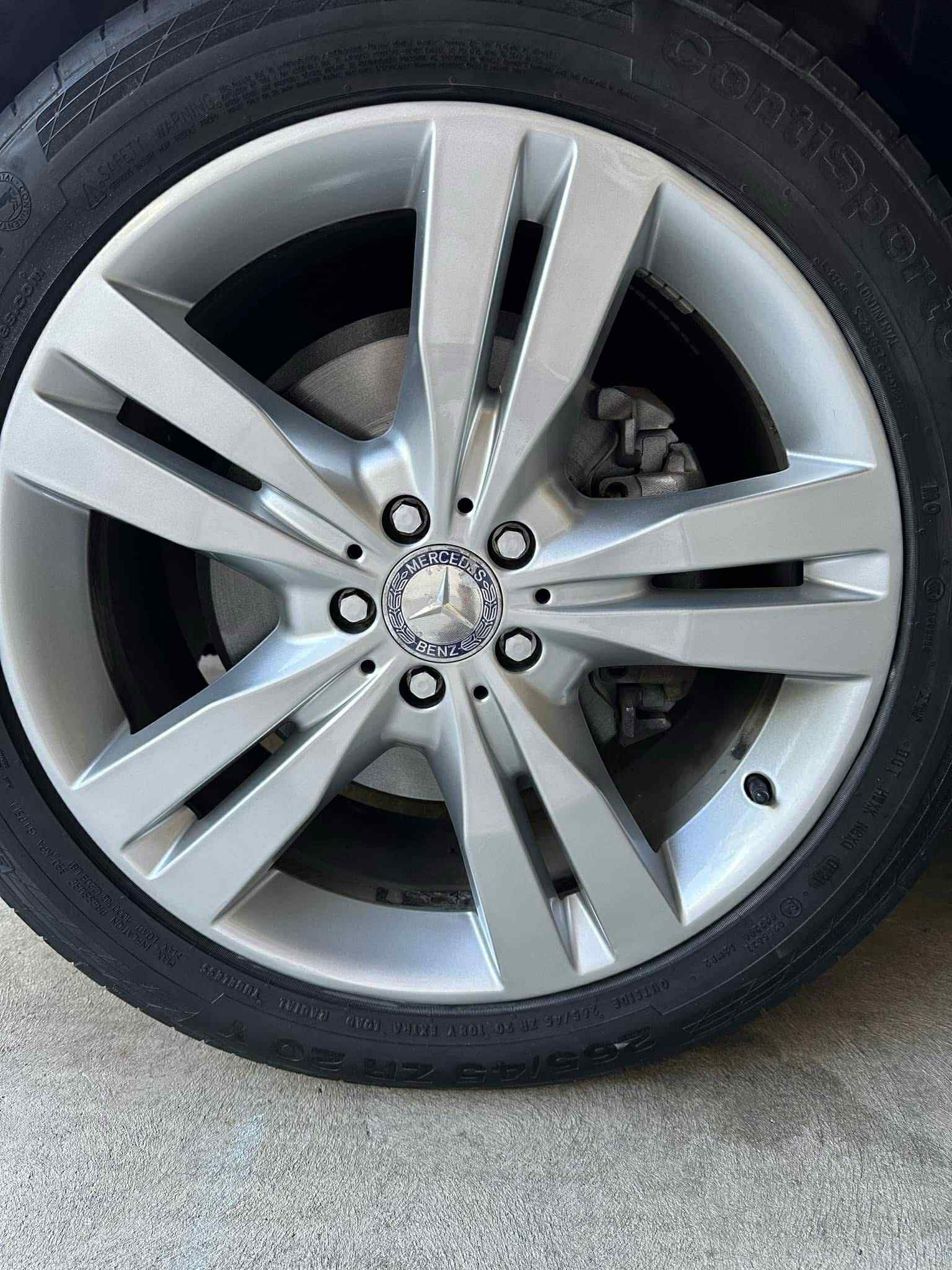 Before - Mercedes Wheel Refinishing